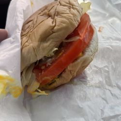 Dillwyn Dairy Freez - Cheeseburger (tomato burger?)