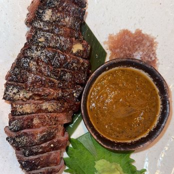 Makoto - 30 day dry aged koji NY strip Dry Aged Ny Strip - Japanese Near Me - Miami Beach, Florida