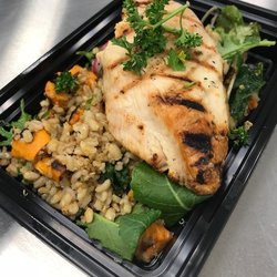 Love Foods - Grilled Organic Chicken Breast with Sweet Potato Grain Salad