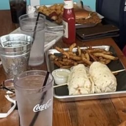 Not great Buffalo chicken wrap, don't order tenderloin Not great Buffalo chicken wrap, don't order tenderloin