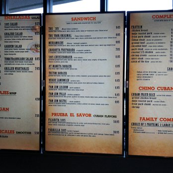 Cubanidad - menu as of January 2022 - Cuban Near Me - Henderson, Nevada