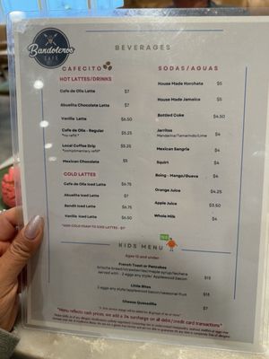 Menu photo 1 Bandoleros Cafe Cypress, CA