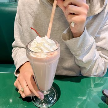 Cafe 50's - Cherry milkshake - Diners Near Me - Los Angeles, California