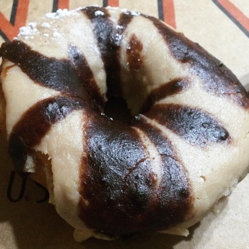 Peanut butter paradise from duck donuts