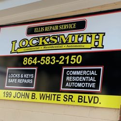 Ellis Repair Service - Our Building signage
@ 199 John B. White Sr. Blvd Spartanburg SC 29306