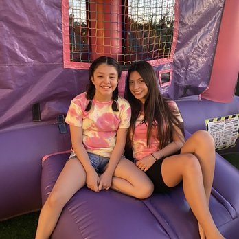 Aaron's Party Rental - My god daughter and daughter enjoying the jumper - Party & Event Planning Near Me Aaron's Party Rental - My god daughter and daughter enjoying the jumper - Party & Event Planning Near Me