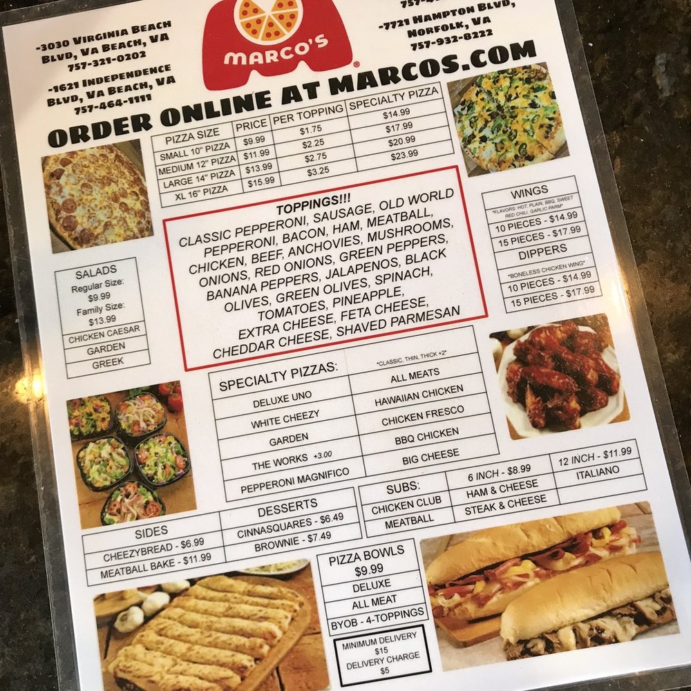 Marco's Pizza - order card for order at marco's - Pizza Near Me - Virginia Beach, Virginia Marco's Pizza - order card for order at marco's - Pizza Near Me - Virginia Beach, Virginia