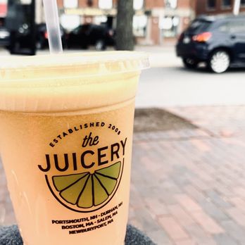 The Juicery - My Energy: ('Tangy Tonic':Ginger+Lemon+Orange+ Grapefruit) - Juice Bars & Smoothies Near Me - Portland, Maine