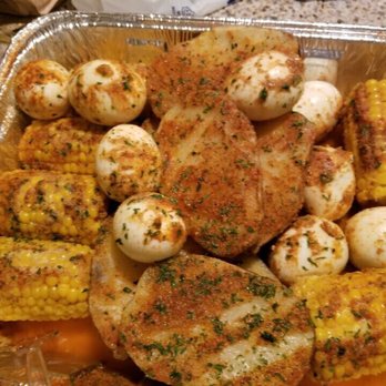 Seven Seas Crab House - Garlic corn, boiled eggs, and potatoes! Once again AMAZING!!! - Seafood Near Me - Jacksonville, Florida Seven Seas Crab House - Garlic corn, boiled eggs, and potatoes! Once again AMAZING!!! - Seafood Near Me - Jacksonville, Florida