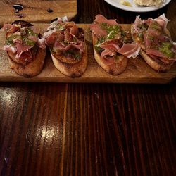 Fig & Prosciutto Pesto Crostini