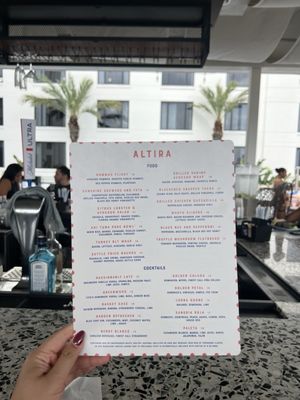Menu photo 2 Altira Pool + Lounge Orlando, FL