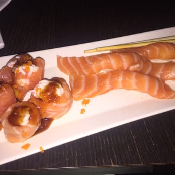 Hoshi Sushi - So delicious the sunset roll and salmon - Sushi Bars Near Me - Fullerton, California Hoshi Sushi - So delicious the sunset roll and salmon - Sushi Bars Near Me - Fullerton, California