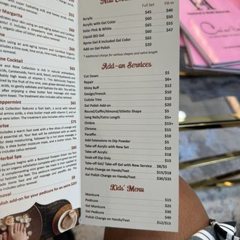Inspire Nail Bar - Menu - Nail Salons Near Me - Washington, DC, District of Columbia Inspire Nail Bar - Menu - Nail Salons Near Me - Washington, DC, District of Columbia