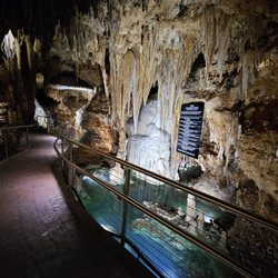 Luray Caverns - The Wishing Well. Money is donated annually from the well.