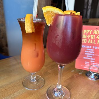 The Bronx Public - Rum Punch and Sangria. They only serve red sangria - Sports Bars Near Me - Bronx, New York