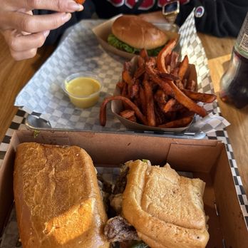 Made Burgers - The made burger and the rib eye steak sandwich. - Burgers Near Me - Lawndale, California Made Burgers - The made burger and the rib eye steak sandwich. - Burgers Near Me - Lawndale, California