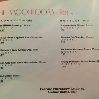 The Moonroom - Tapas/Small Plates Near Me - Ottawa, Ontario