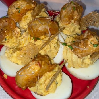 Steak 48 - Crispy Shrimp Deviled Eggs - Steakhouses Near Me - Houston, Texas Steak 48 - Crispy Shrimp Deviled Eggs - Steakhouses Near Me - Houston, Texas