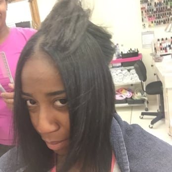 Nelly Beauty Studio 146 - Mid blow dry. It was that straight just from blow drying. Skills! - Hair Extensions Near Me - Hollywood, Florida Nelly Beauty Studio 146 - Mid blow dry. It was that straight just from blow drying. Skills! - Hair Extensions Near Me - Hollywood, Florida