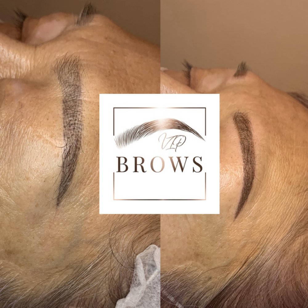 VIP Brows Logo