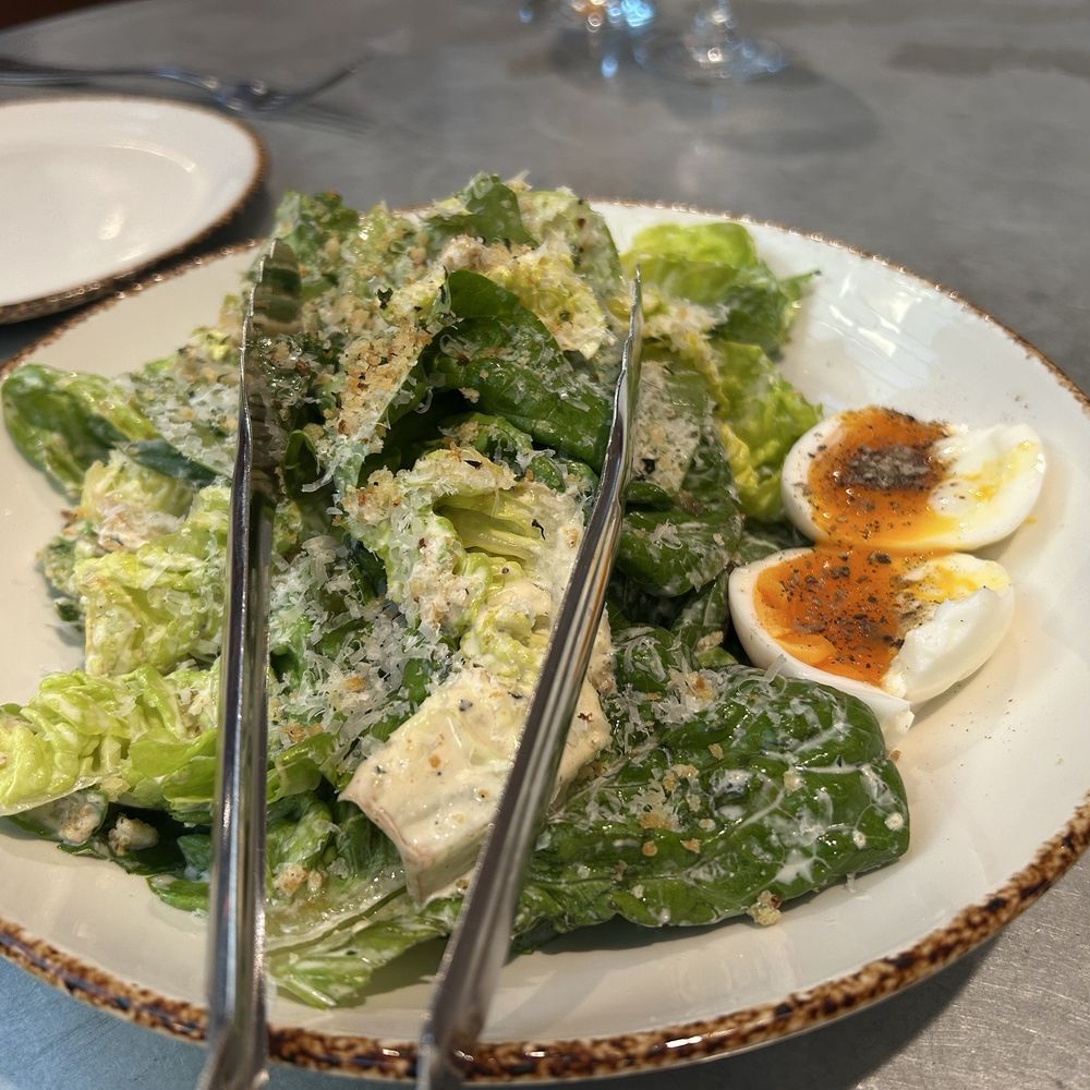 Little Gem Caesar salad! Delicious!