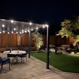 Pictures of our completed yard. It was just dirt & weeds before Steve started our job and he turned it in to a zen garden.