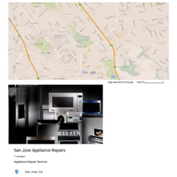 SJ Appliance Repairs - SJ Appliance Repairs Google Map