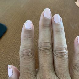 Chipped polish in the 4th day