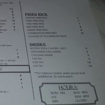 Ba Mien Bistro - 2$ for a cup of water - Vietnamese Near Me - Houston, Texas