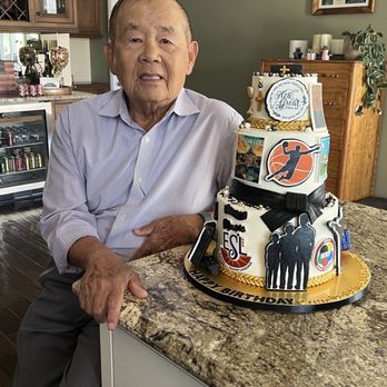 Brenda’s Classic Cakes - My dad with some momentous of his 84 years of personal and professional life! - Custom Cakes Near Me - Orange, California Brenda’s Classic Cakes - My dad with some momentous of his 84 years of personal and professional life! - Custom Cakes Near Me - Orange, California