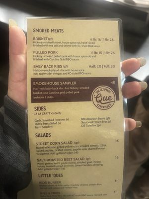 Menu photo 3 'Que Santa Barbara, CA