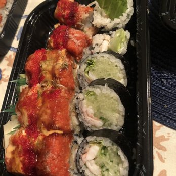 Mr. J Asian Bistro - Manhattan roll left and Boston roll right - Japanese Near Me - Guilford, Connecticut Mr. J Asian Bistro - Manhattan roll left and Boston roll right - Japanese Near Me - Guilford, Connecticut