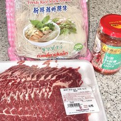 New Grand Mart - Phó ingredients
