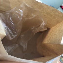 plastic glove the store representative wears to grab the chicken plastic glove the store representative wears to grab the chicken
