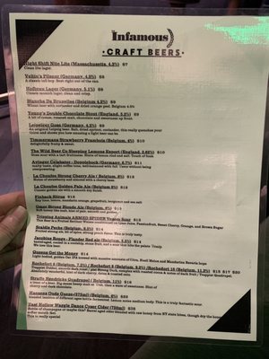 Menu photo 7 The Infamous Long Island City, NY Menu photo 7 The Infamous Long Island City, NY