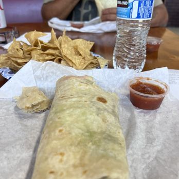 Jorge’s Mexicatessen - Burrito looks huge but it was mostly tortilla. $16 for this and really not filled like most places we've been. It was cold too. - Mexican Near Me - Oceanside, California