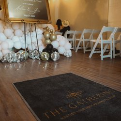 The Gathering Venue - Balloons by my balloon edit and mirror design by Moore Decor
