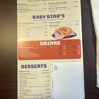 Bird's Nest Barbecue - Kids menu and Desserts - Barbeque Near Me - Bel Air, Maryland Bird's Nest Barbecue - Kids menu and Desserts - Barbeque Near Me - Bel Air, Maryland