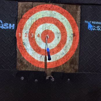 iSmash Rochester - I hit the bullseye in the axe throwing area - Active Life Near Me - Rochester, New York iSmash Rochester - I hit the bullseye in the axe throwing area - Active Life Near Me - Rochester, New York
