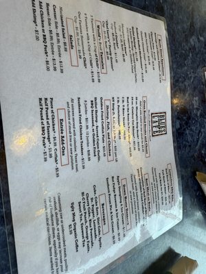 Menu photo 7 Blues City Cafe Memphis, TN