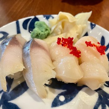 Toro - Saba and Scallop nigiri - Sushi Bars Near Me - Carmel, California