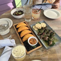 Empanadas, chusos, margarita and maracuya. 10/10 all around Empanadas, chusos, margarita and maracuya. 10/10 all around