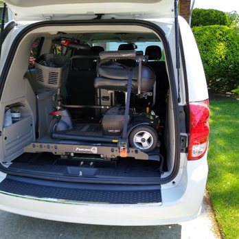 Bussani Mobility Team - Scooter stored in minivan ready to go! - Auto Customization Near Me - Bethpage, New York