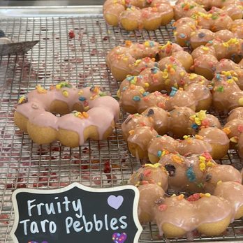Mochinut - Fruity Taro Pebbles, my favorite right now. - Hot Dogs Near Me - Beaverton, Oregon