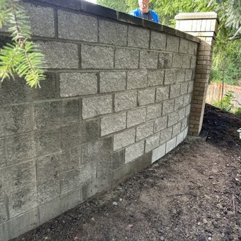 Cutting Edge Brick and Stone Masonry - Back side of the new wall - Masonry/Concrete Near Me Cutting Edge Brick and Stone Masonry - Back side of the new wall - Masonry/Concrete Near Me