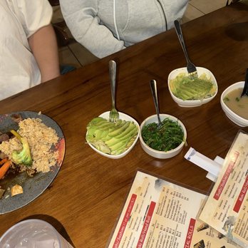 Edo Japan - Hibachi Steak, Avocado Salad, eel Seaweed Salad, Miso Soup - Japanese Near Me - Houston, Texas Edo Japan - Hibachi Steak, Avocado Salad, eel Seaweed Salad, Miso Soup - Japanese Near Me - Houston, Texas