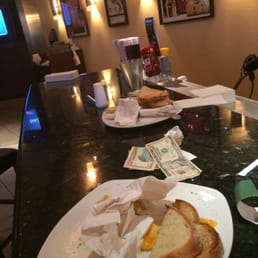 She doesn't even have time to clean the bar.  #ownerfail #shameonyou