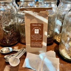 Hawthorn & Violet - Real Chai: ginger, cardamom, cinnamon chips, clove, orange peel plus astragalus, dandelion root & burdock.