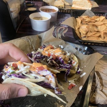 Sancho's Tacos - Surf and turf taco! Chips and queso. The best! - Mexican Near Me - San Clemente, California Sancho's Tacos - Surf and turf taco! Chips and queso. The best! - Mexican Near Me - San Clemente, California