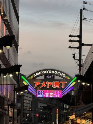 Ueno Ameyoko Shopping Street by null